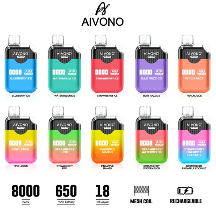 Aivono AIM-CLEAR 8000 Disposable Vape
