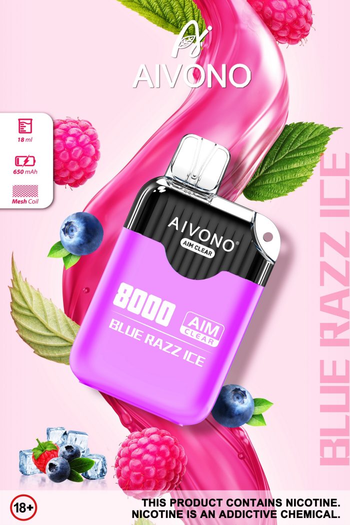 in stock Aivono AIM-CLEAR 8000 Puffs Disposable Vape
