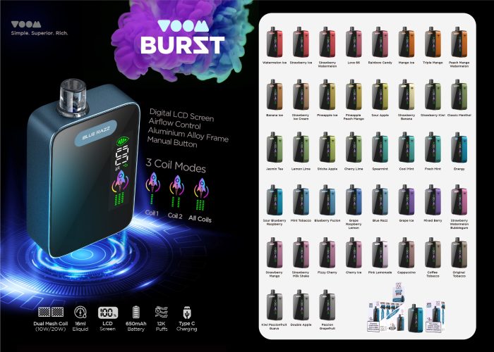 Voom burst 12000 Disposable Vape