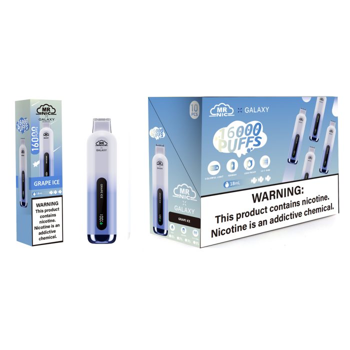 in stock MR NIC GALAXY 16000 Puffs Vape