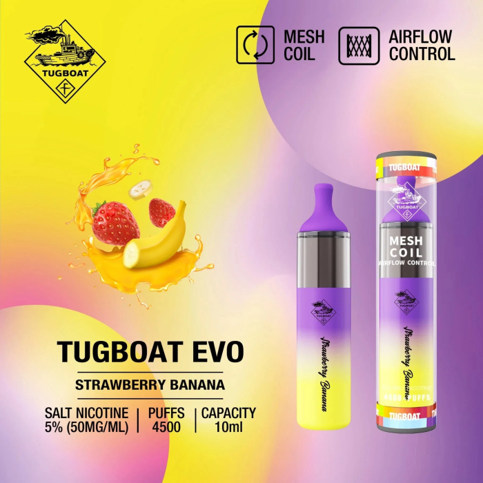TUGBOAT EVO 4500 PUFF Vape