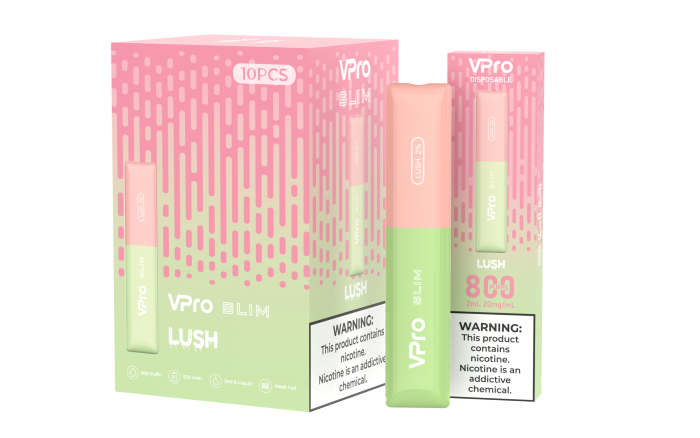 IN STOCK Vpro slim 800 puff Disposable Vape