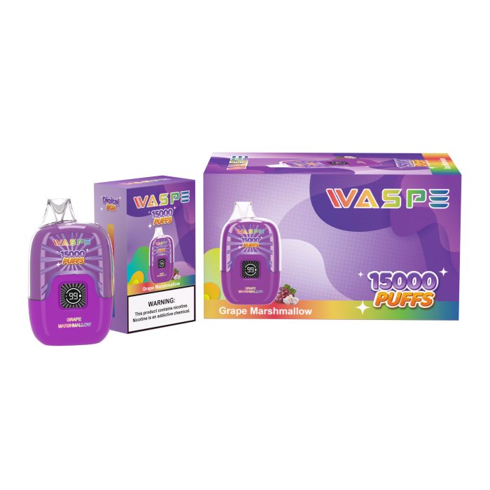 WASPE 15k PUFFS Disposable Vape with Digital Box