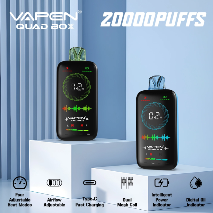 VAPEN QUAD BOX 20000PUFFS Disposable Vape - Image 6