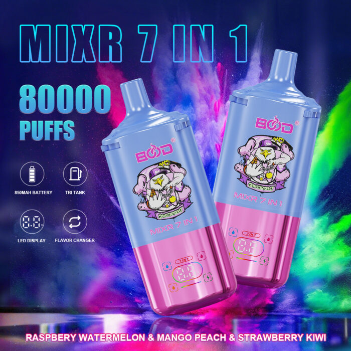 Bood mixr 7 in 1 flavors 80k puff disposable vape - Image 6