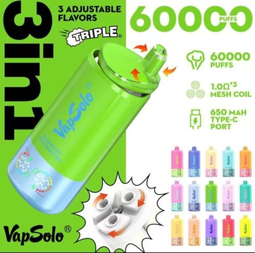 vapsolo triple 60k puff