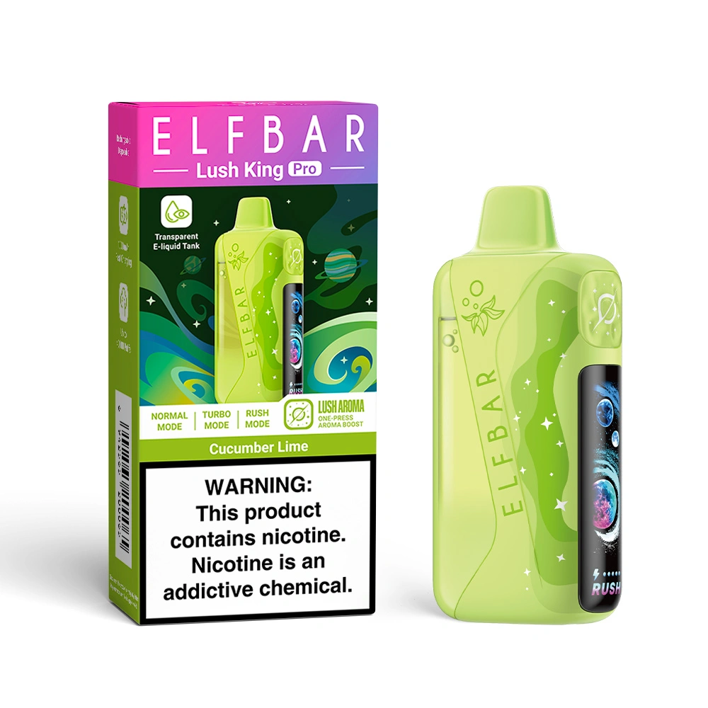 elfbar lush king pro 40k puff vapeCucumber-Lime